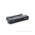 2,54 mm de placa para embarcar no conector de soquete masculino